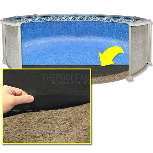 12'x18' Oval Armor Shield Liner Floor Pad