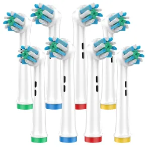 8Pcs Brush Heads for Oral B - Plaque Removal