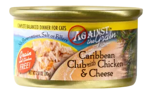 Against the Grain Caribbean Club with Chicken and Cheese Canned Cat Food