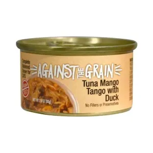 Against the Grain Tuna Mango Tango With Duck Dinner For Cats 2.8-oz, case of 24