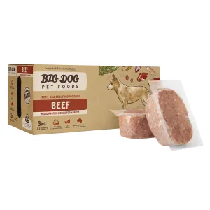 Big Dog Beef Raw Dog Food 3kg