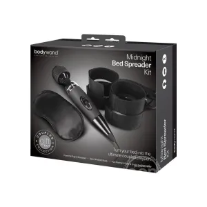 Bodywand Midnight Bed Spreader Kit Couples Collection Gift Set Black