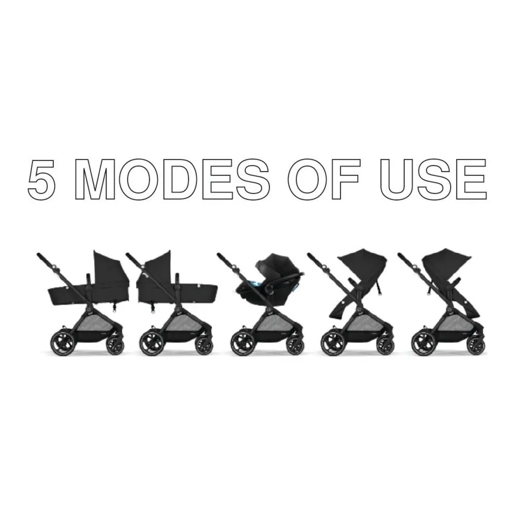 CYBEX EOS 2-in-1 Stroller - Moon Black