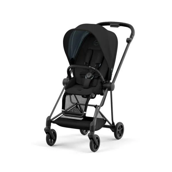 Cybex Mios 3 Stroller - Matte Black/Black Frame and Deep Black Seat Pack