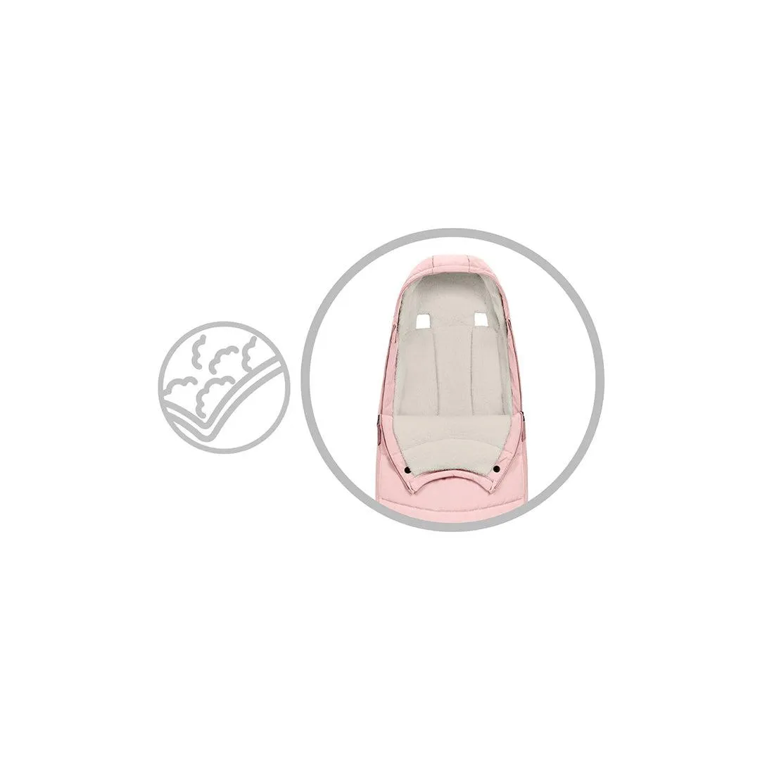 CYBEX Platinum Footmuff - Peach Pink