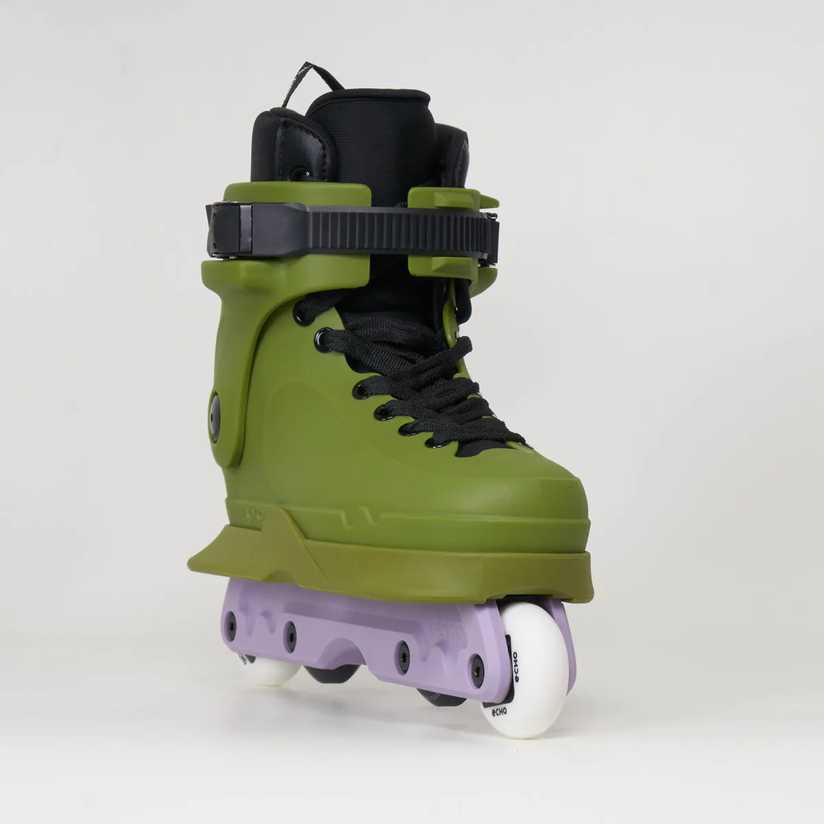 Echo Verve Aggressive Skates - Green / Purple