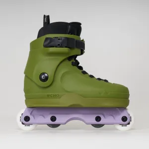 Echo Verve Aggressive Skates - Green / Purple