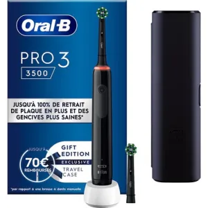 Electric toothbrush Oral-B Pro3 3000 Cross Action Black Edition, Oral B