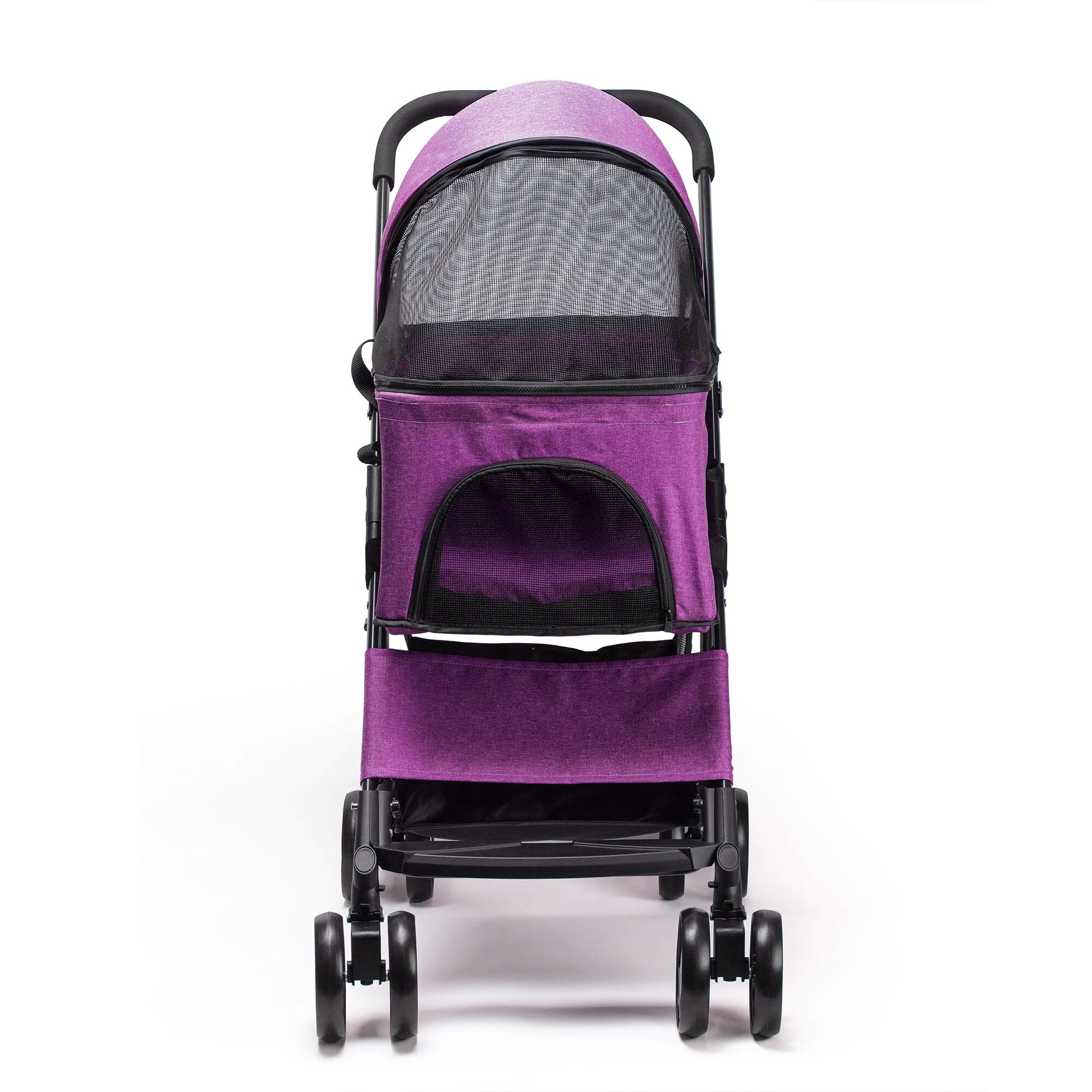 Executive Pet Stroller with a Removable Cradle