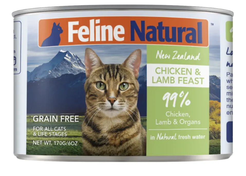 Feline Natural Chicken & Lamb Can 6oz