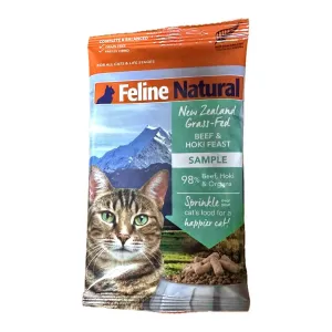 FREE SAMPLE (1 per order): Feline Natural Beef & Hoki Feast Freeze Dried Raw Cat Food 10g