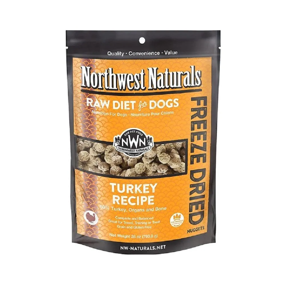 Freeze Dried Turkey Nuggets Complete Dog Food