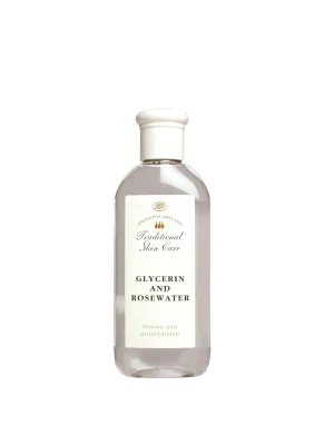 Glycerin and rosewater toner