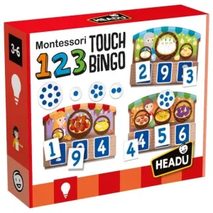 Headu 123 Montessori Touch Bingo