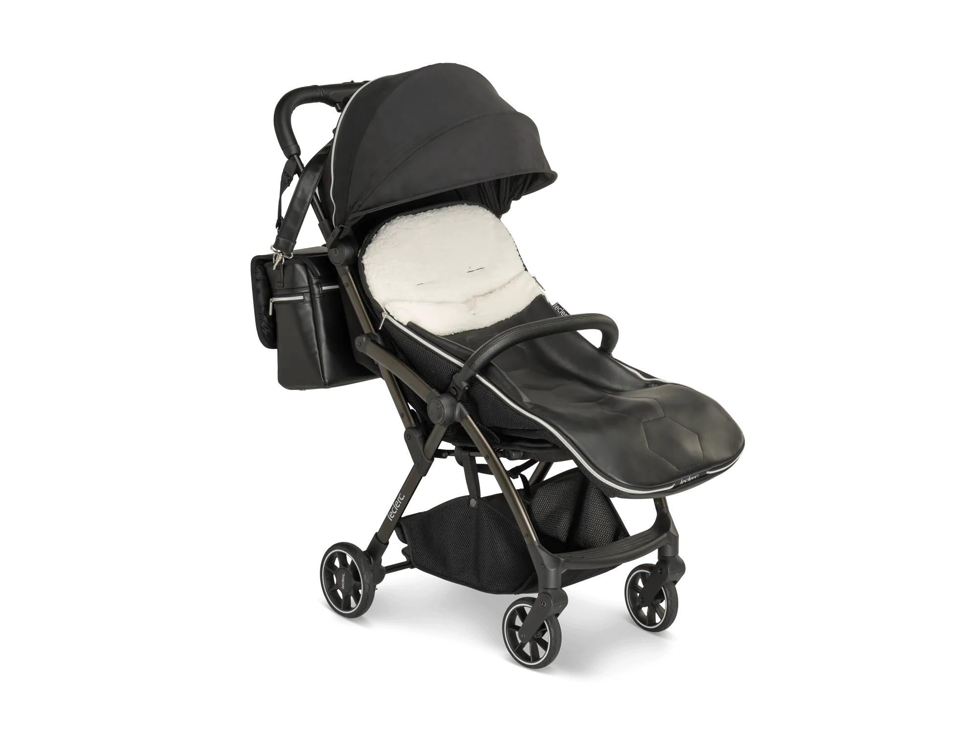 Hexagon Stroller Carbon black with Free bassinet