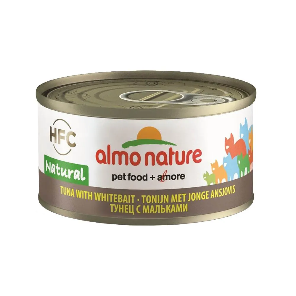 HFC Natural Tuna & Whitebait Cat Can