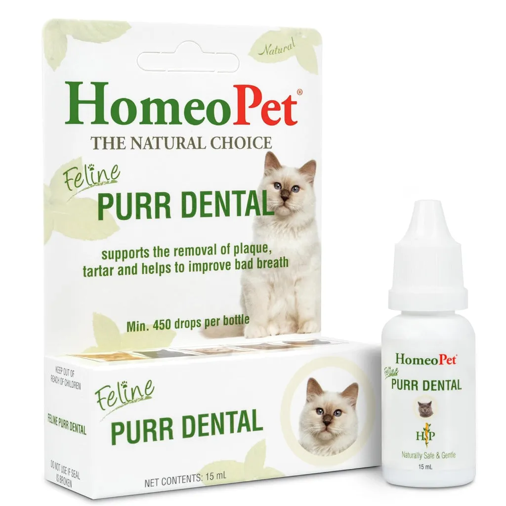 HomeoPet Feline Purr Dental for Cats (15 ml)