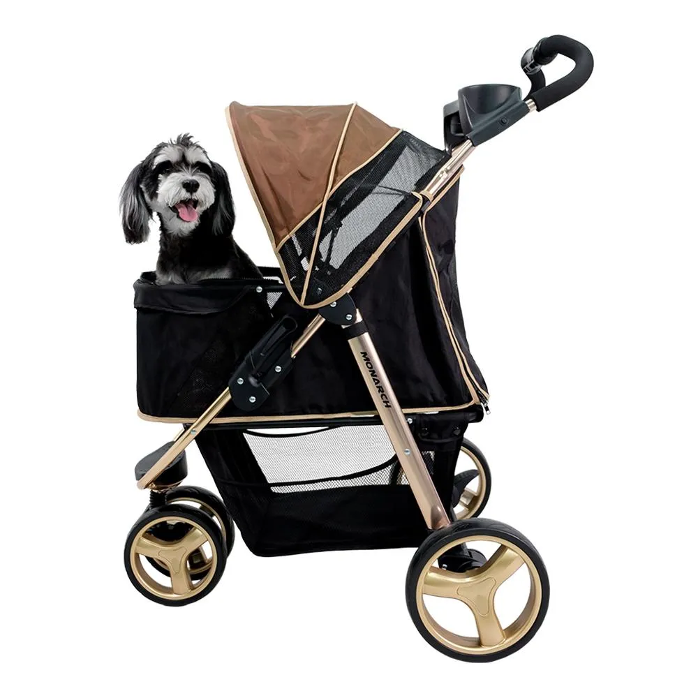 Ibiyaya Monarch Premium Luxury Gold Pet Jogger Stroller