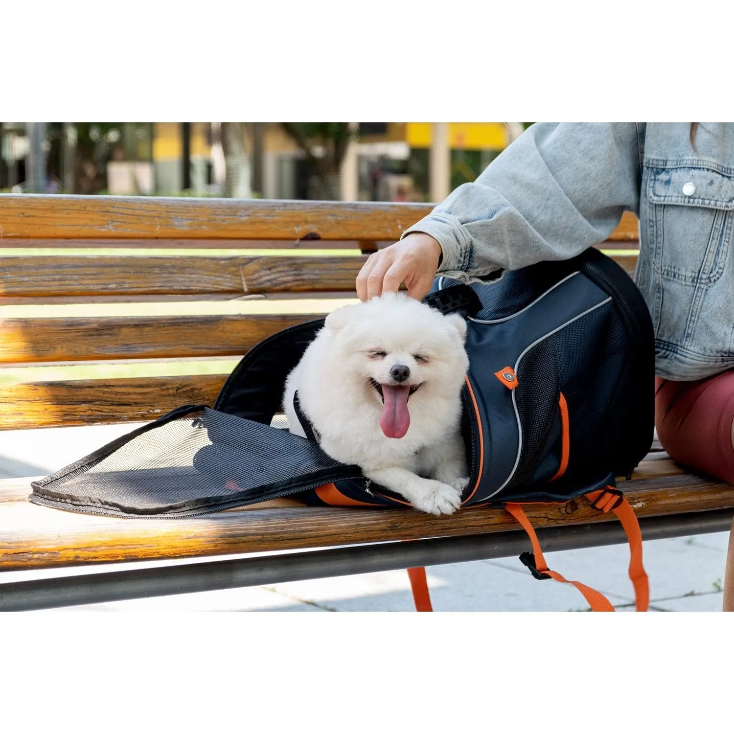 Ibiyaya Ultralight Pro Navy Blue Backpack Pet Carrier