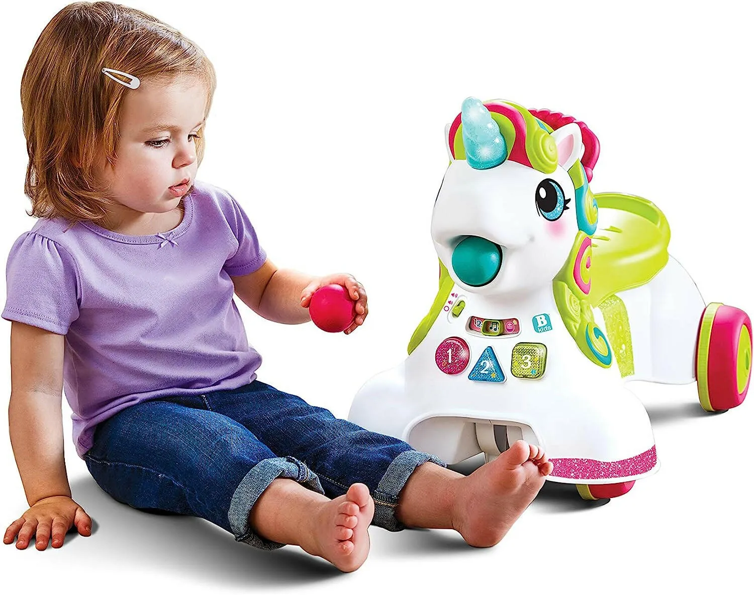 infantino Unicorn Walker 3-In-1 Sit Walk & Ride