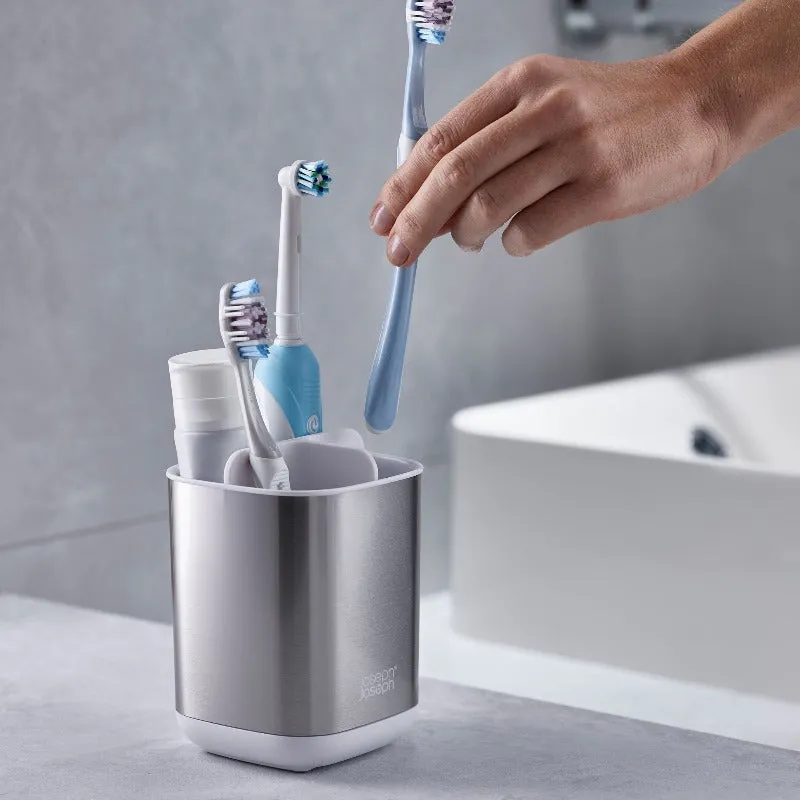 Joseph Joseph Easystore Stainless Steel Toothbrush Caddy