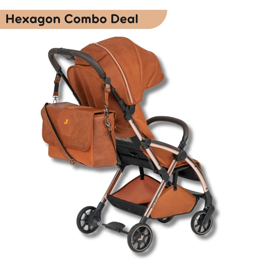 Leclercbaby Combo Hexagon Heritage Sport (Stroller   Diaper Bag)