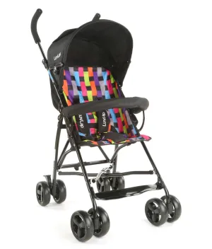 Luv Lap Tutti Frutti Stroller/Buggy, Compact & Travel Friendly, for Baby/Kids, 6-36 Months(Printed Black)