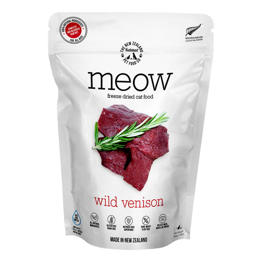 Meow Wild Venison Freeze Dried Food