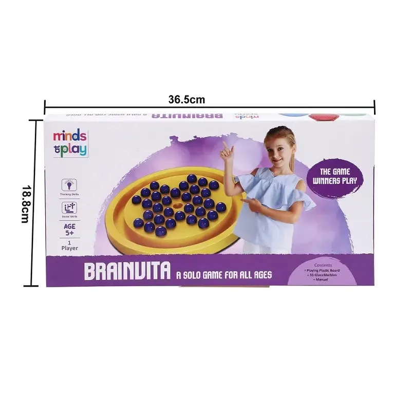 Minds At Play Brainvita Game Board Set For Kids