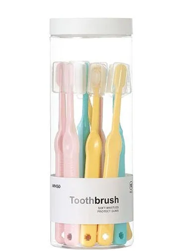 Miniso Children's Soft Bristle Toothbrush x8