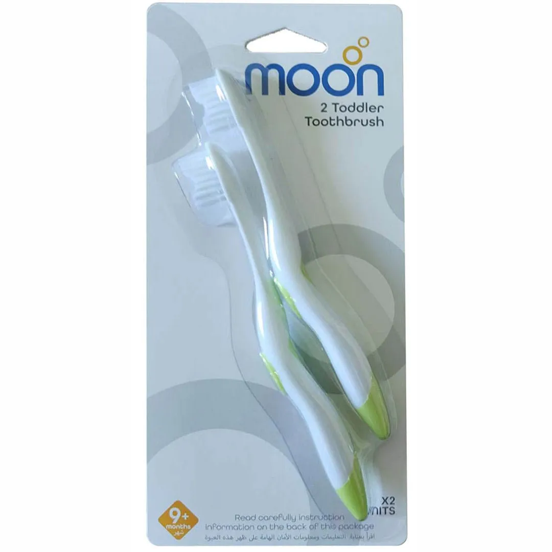 Moon 2 Toddler Toothbrush Tooth Brush white