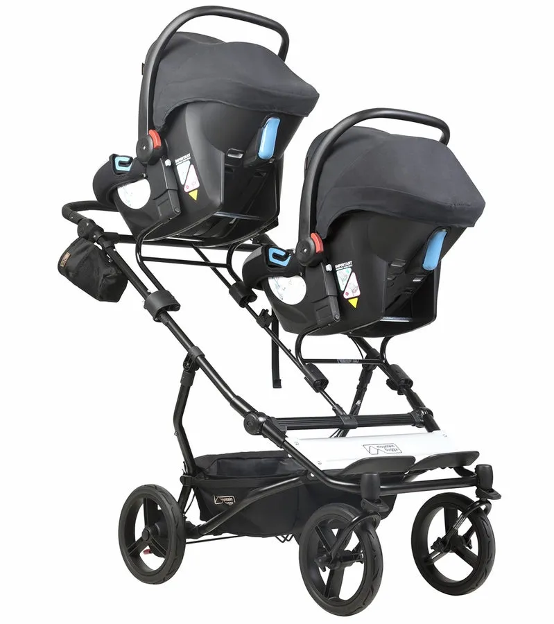 Mountain Buggy Duet Luxury Stroller - Herringbone