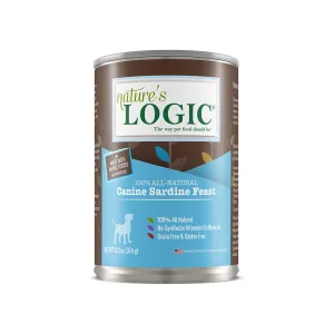 Nature's Logic Canine Sardine Feast 13.2 oz Canned Wet Food for Dogs