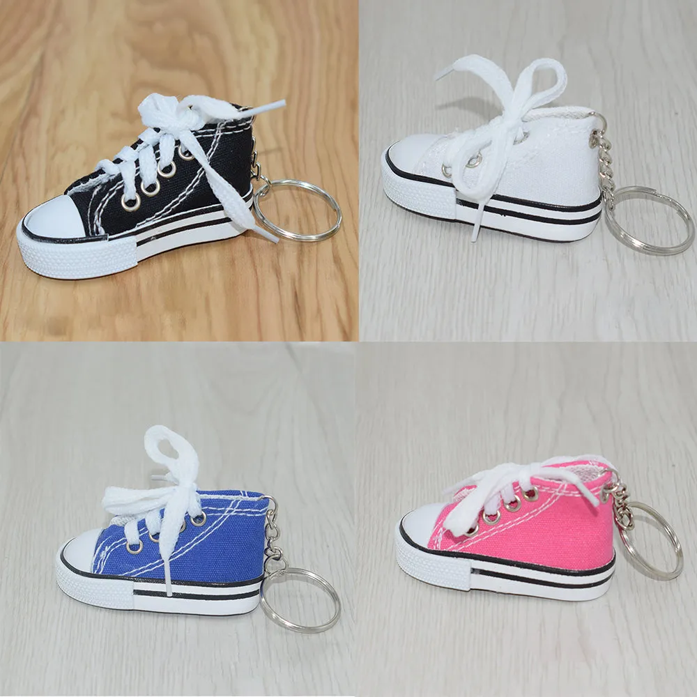 niannyyhouse 3 Inch/7.5CM Canvas Shoe Keychain Mini Pendant