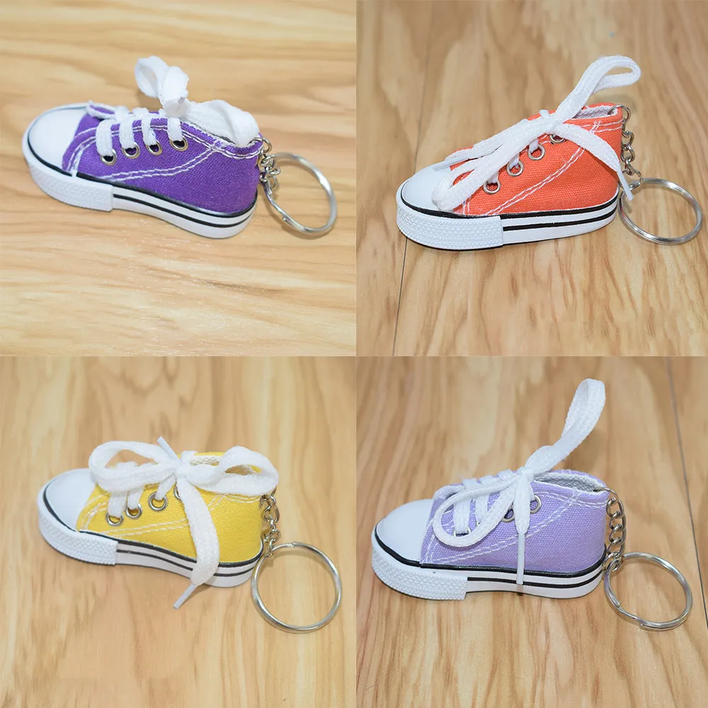 niannyyhouse 3 Inch/7.5CM Canvas Shoe Keychain Mini Pendant