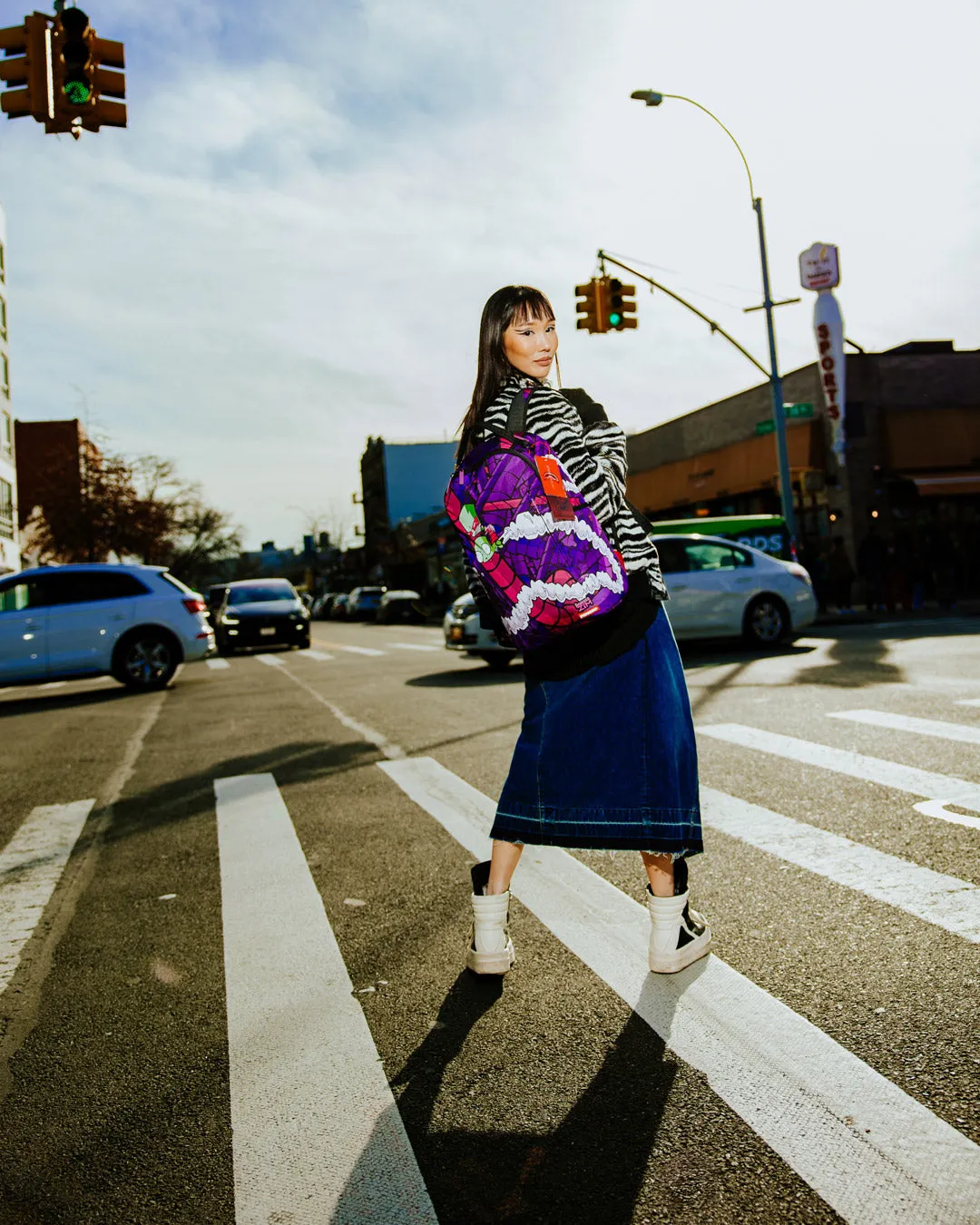 Nickelodeon Invader Zim On Clouds Dlxsr Backpack