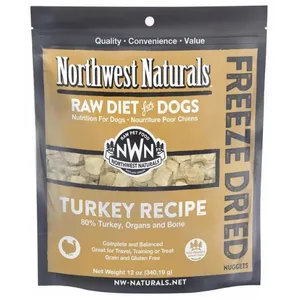 Northwest Naturals Freeze-Dried Raw Turkey Nuggets Dog Food