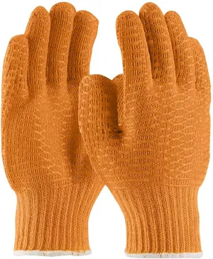 Pack of 24 Knit Glove Liners S size. Orange Protective String Knit