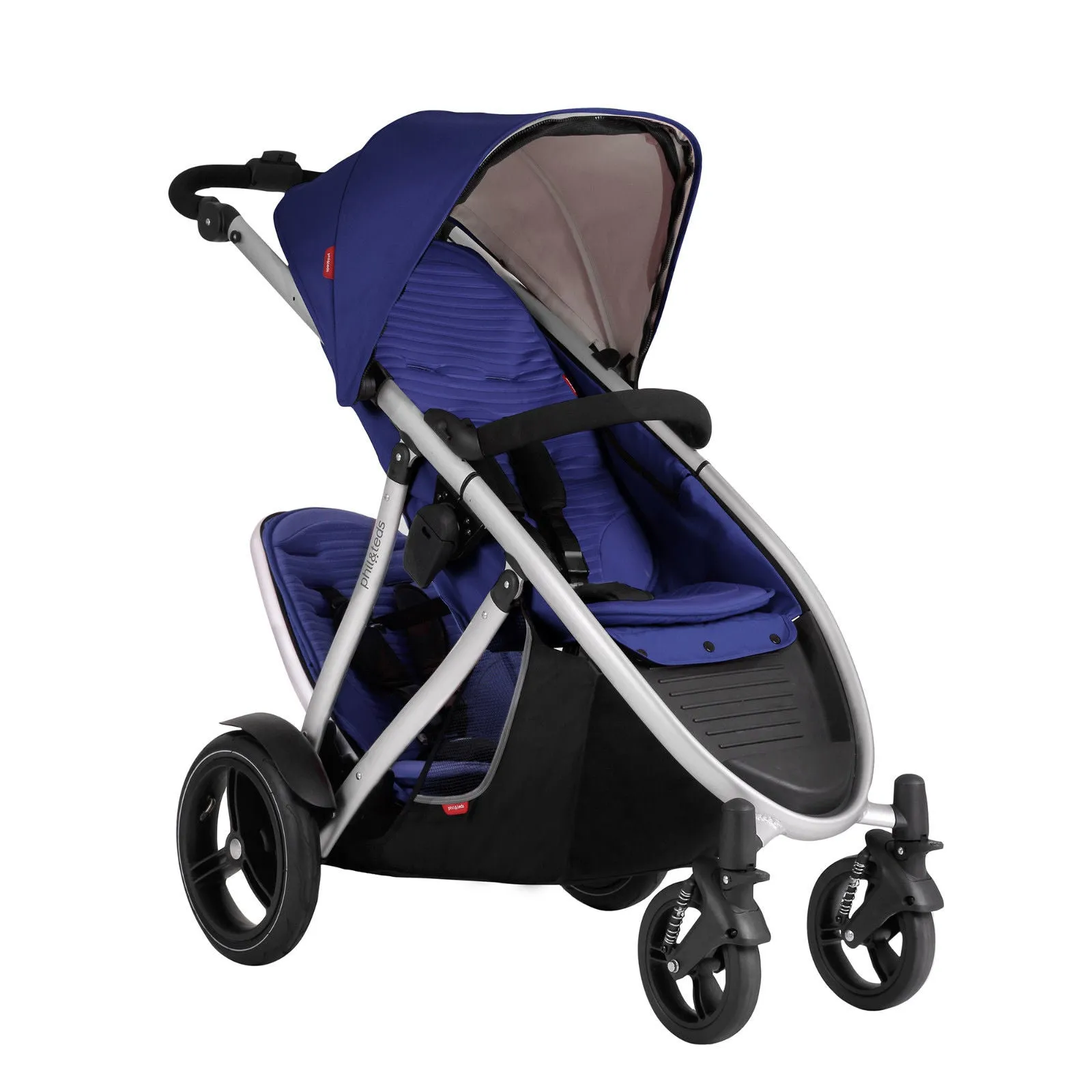 Phil & Teds New Verve V3 Stroller & Double Kit Cobalt Includes Double Seat