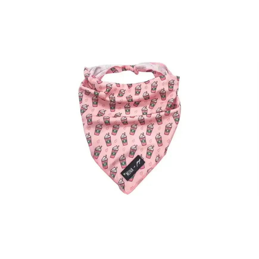 Pink Pupshake Cooling Bandana