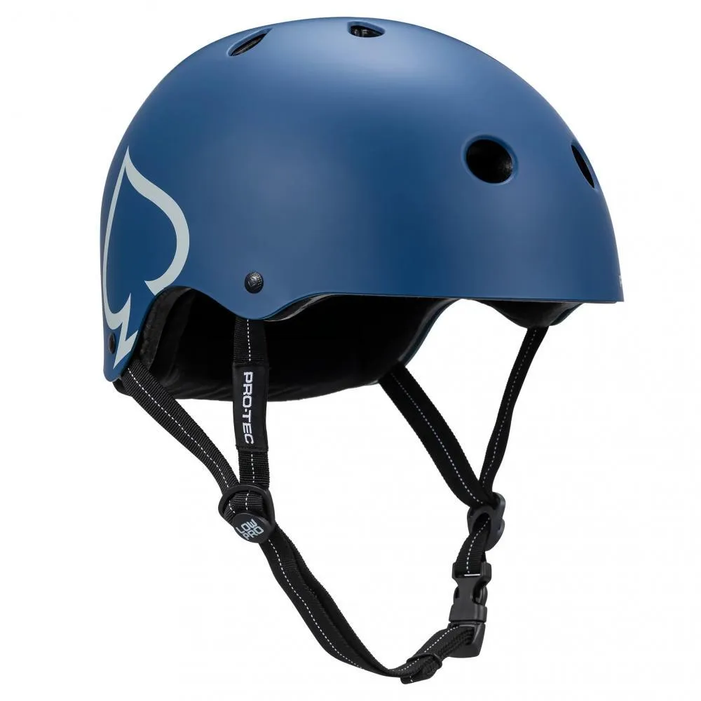 Pro-Tec Certified Skateboard Helmet Low Pro Blue