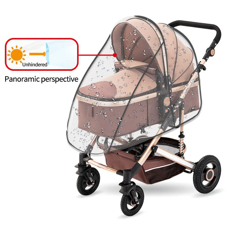 Protective Universal Stroller Rain Cover  Perfect Holiday Gift