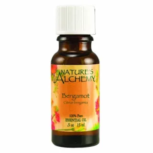 Pure Essential Oil Bergamot 0.5 Oz By Natures Alchemy