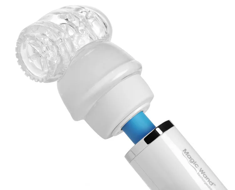 Rechargeable Magic Wand w/ Vibra Cup Attachment