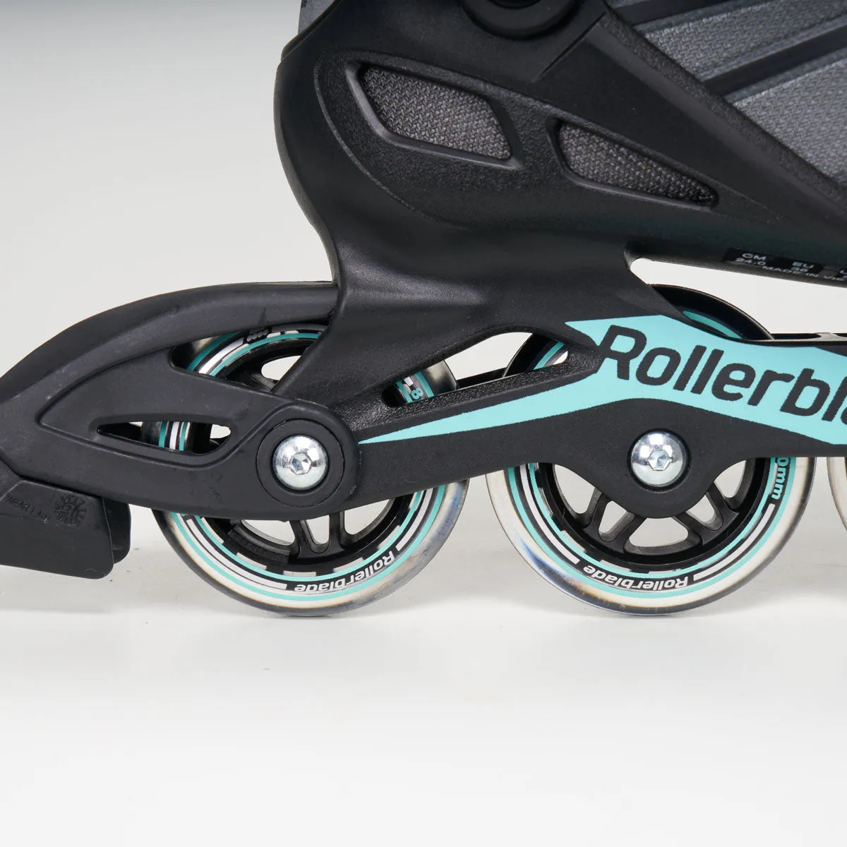 Rollerblade Zetrablade Woman's Softboot Inline Skates - Black/ Light Blue