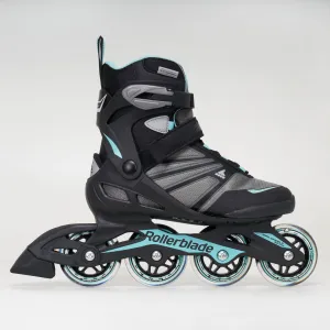 Rollerblade Zetrablade Woman's Softboot Inline Skates - Black/ Light Blue