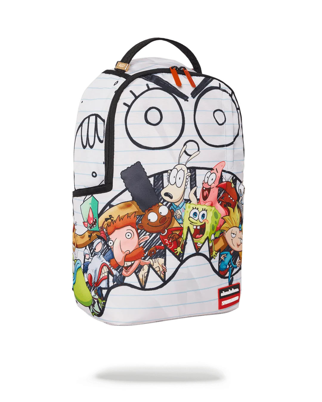 Sprayground Backpack SPONGEDOODLEBOB EATING White