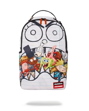 Sprayground Backpack SPONGEDOODLEBOB EATING White