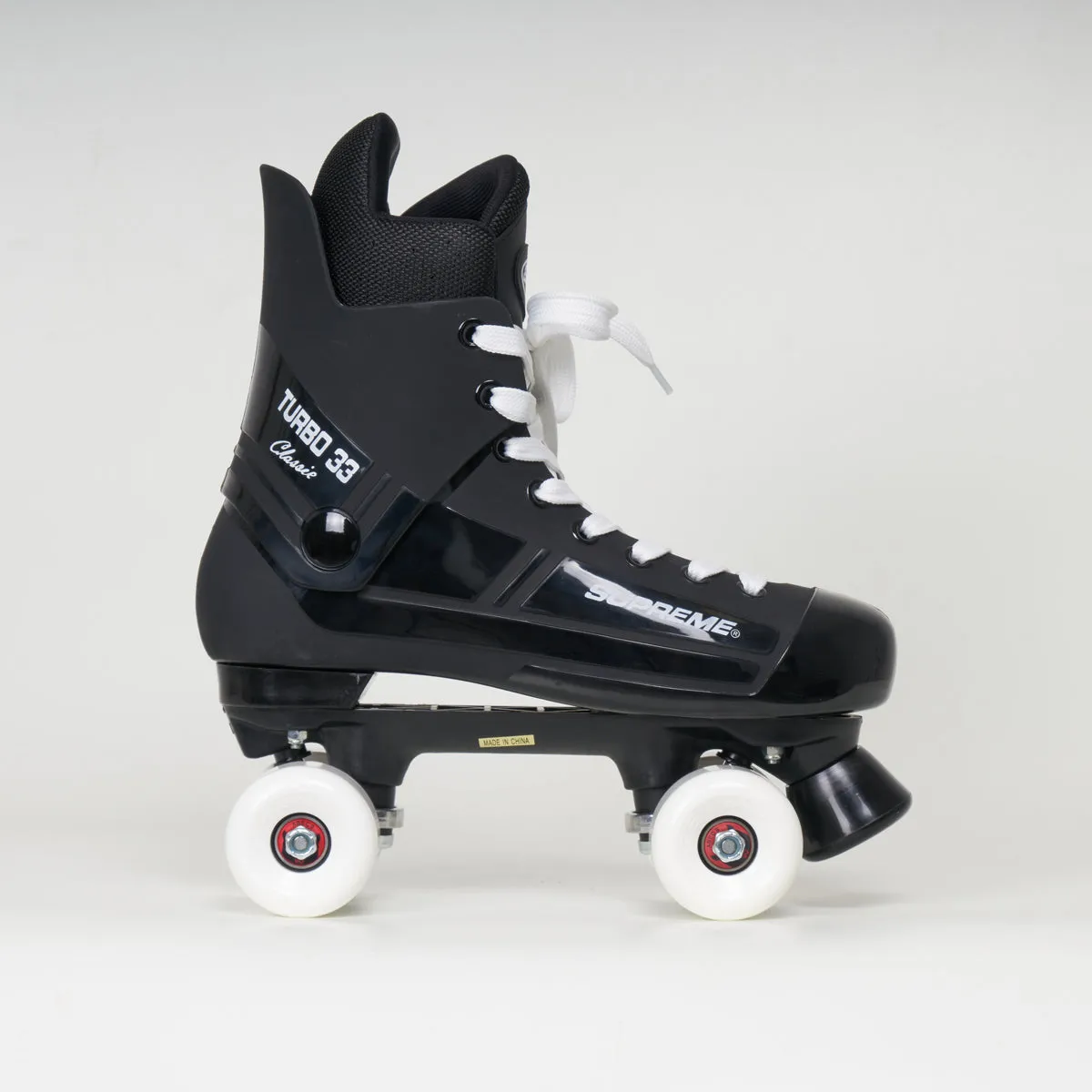 Supreme Turbo 33 Roller Skates (Bauer replacement) - Complete With Sims White Wheels