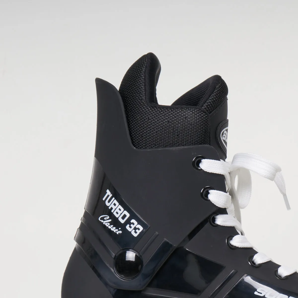 Supreme Turbo 33 Roller Skates (Bauer replacement) - Complete With Sims White Wheels